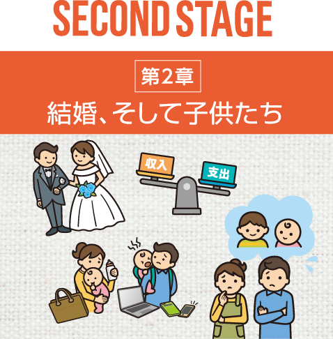 SECOND STAGE 第2章 結婚、そして子どもたち